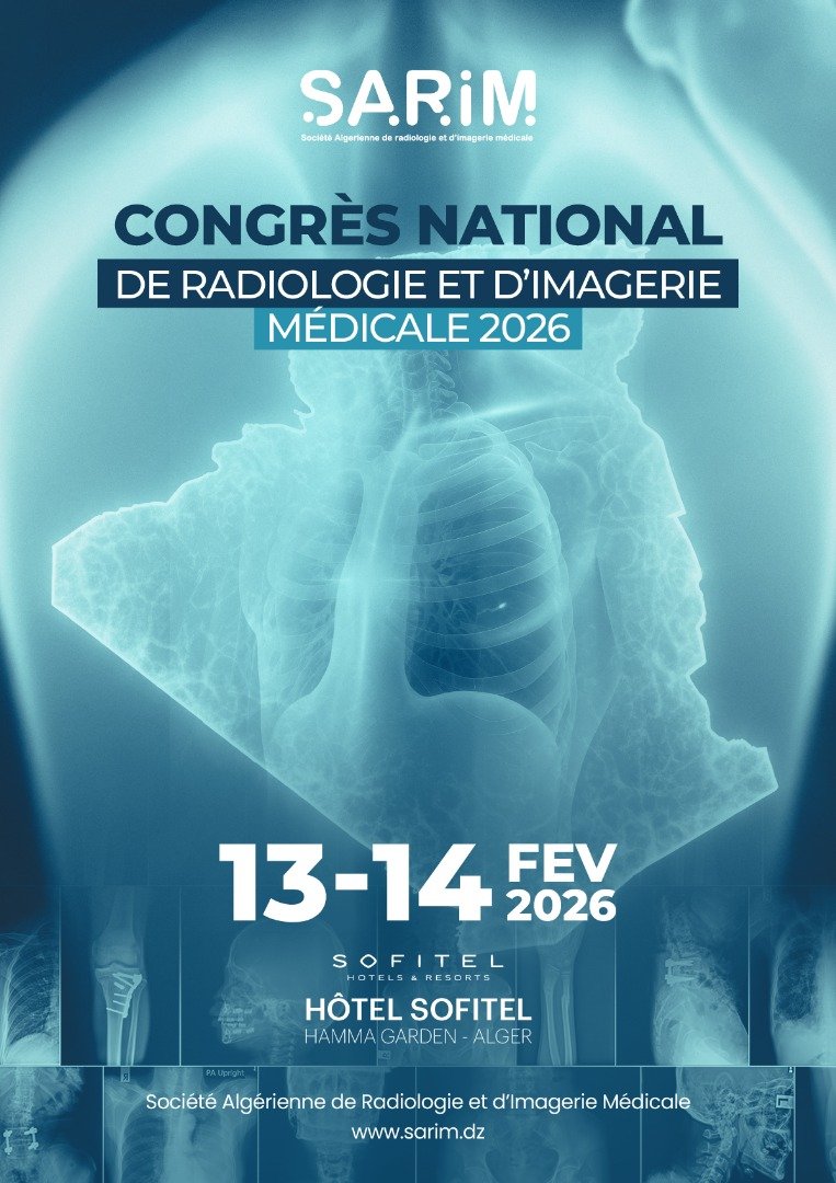 Congrès National de Radiologie et d’Imagerie Médicale 2026 - Hôtel Sofitel El Hamma Garden, Alger